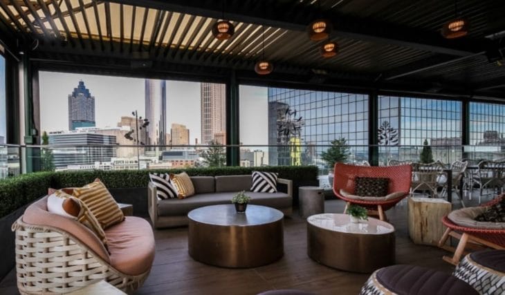 10 Incredible Rooftop Bars & Restaurants With The Best Views In Atlanta