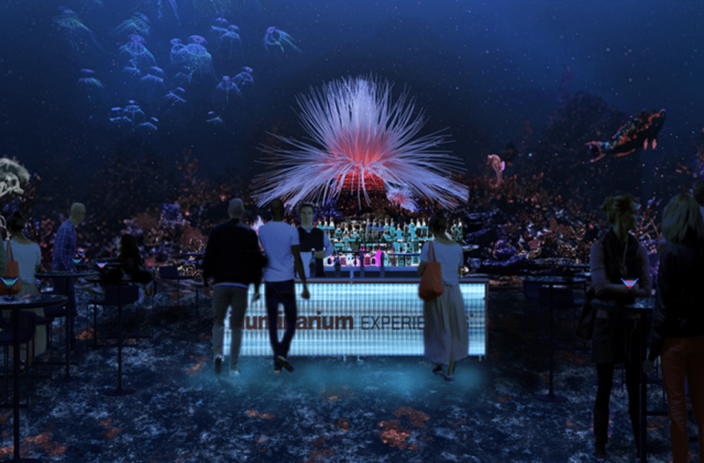 Enjoy A Cocktail And Travel The World At Illuminarium’s Immersive Nightlife Experience