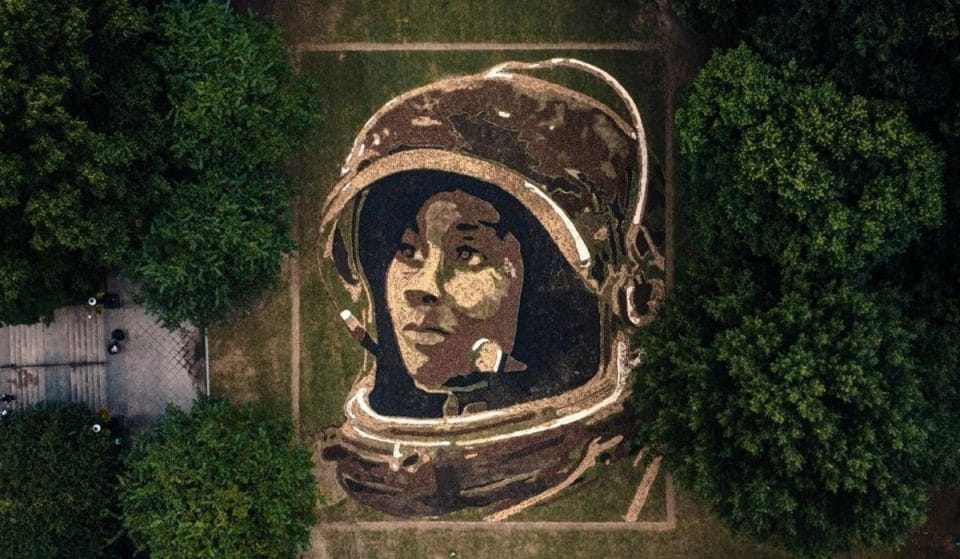 Spectacular Nature-Mural Honoring NASA Astronaut Is Unveiled In Atlanta