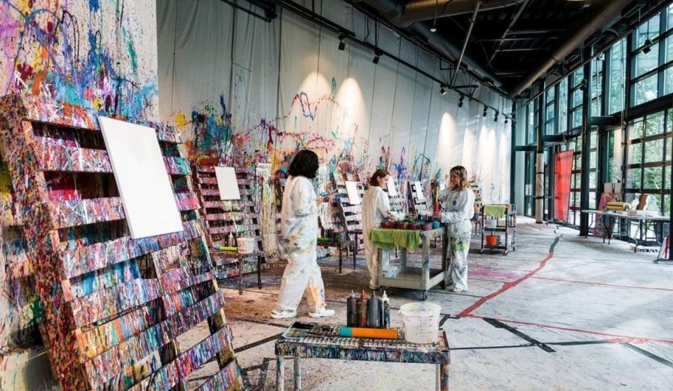 Unleash Your Inner Artist At This Paint Splatter Studio At Ponce City Market