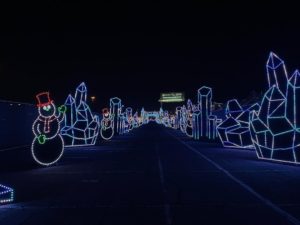 Atlanta holiday lights at Marietta's Six Flags White Water