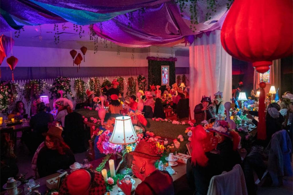 The Location To Atlanta’s Whimsical Mad Hatter’s Gin & Tea Party Is Finally Revealed