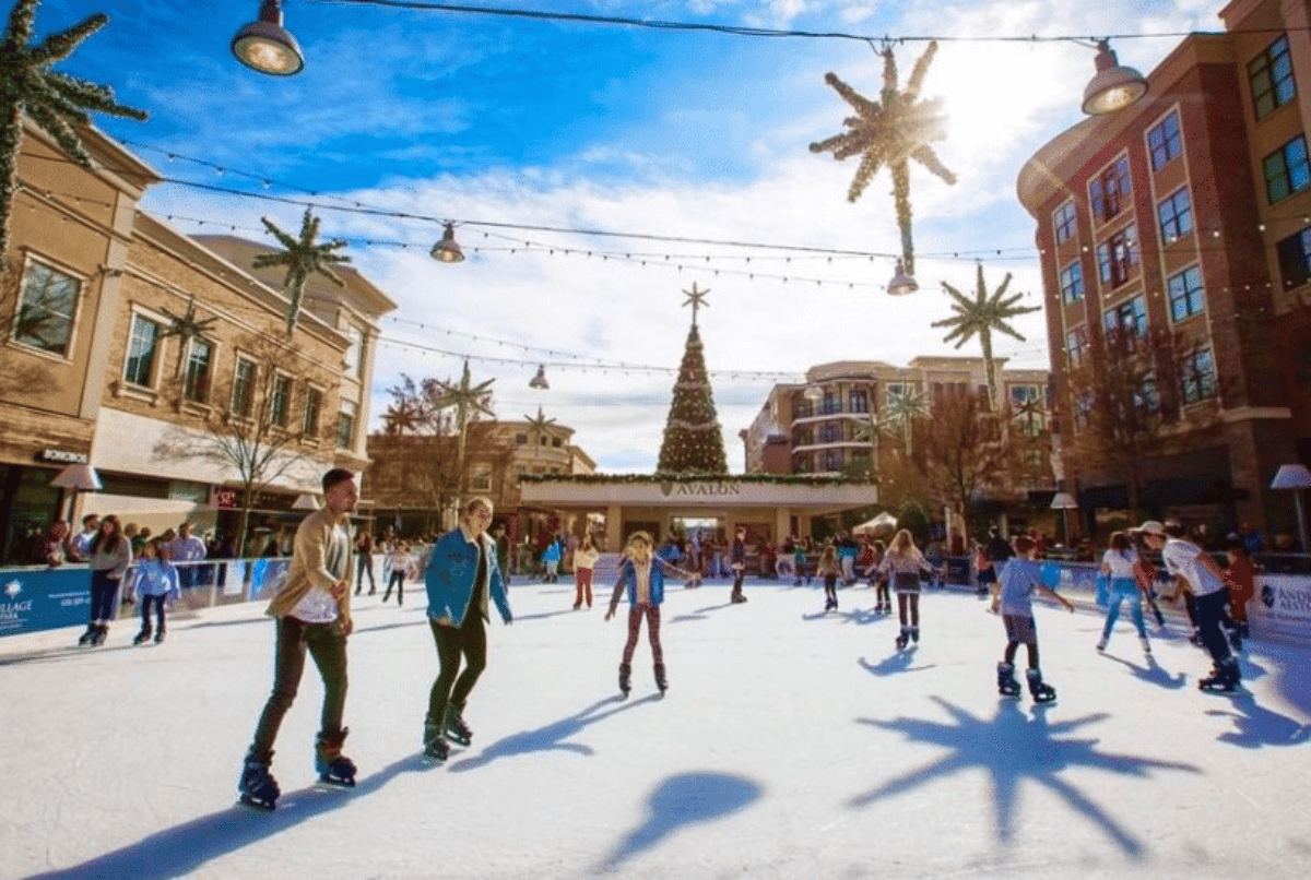 This Rockefeller-Inspired Ice Skating Rink Is Here For The Holidays