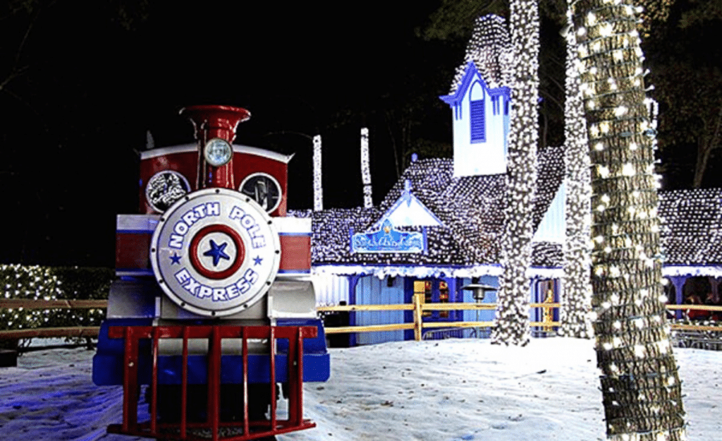‘Holidays In The Park’ Transforms Six Flags Over Georgia Into A Winter Dreamland