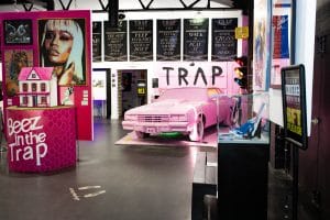 Selfie stop and exhibition space at the Trap Music Museum, Atlanta