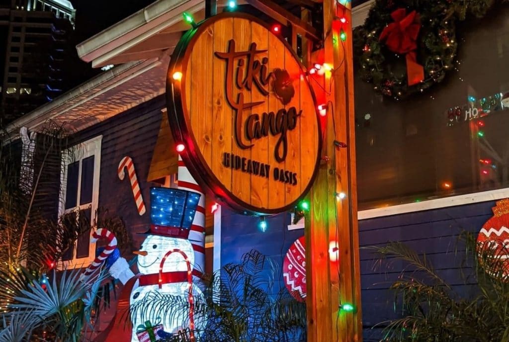 Have A Tiki Christmas At This Grinch-Themed Holiday Pop-Up Bar In Atlanta