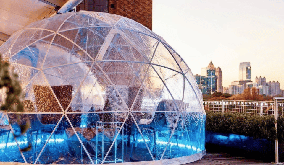 Treat Your Valentine To Sunset Igloo Dining At Ponce City Market