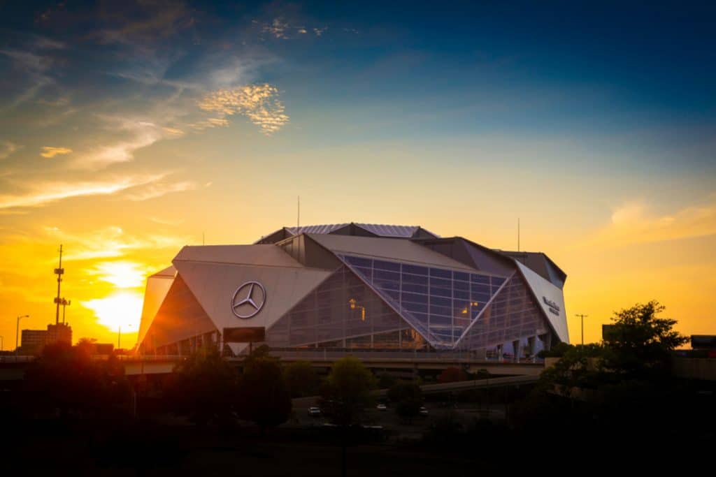 Mercedes Benz Stadium Opens Up A Mega COVID-19 Testing Site