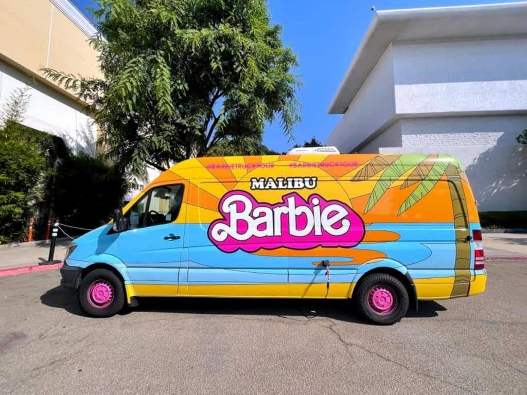 Barbie Truck the Barbie Truck Totally Throwback Malibu Tour!
