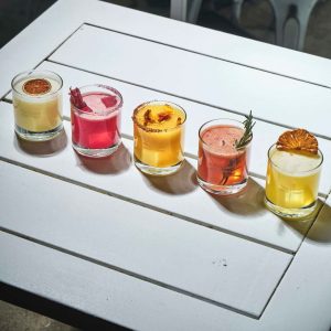 Selection of margaritas from Bartaco
