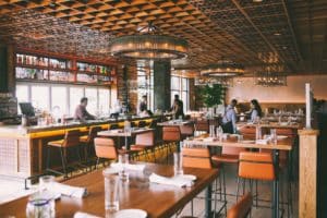 Most romantic restaurants in Atlanta: Casi Cielo interiors