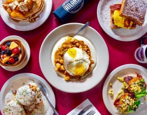 Dishes available at the Atlanta Breakfast Club
