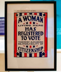 Suffragette exhibition at the Atlanta History Center 