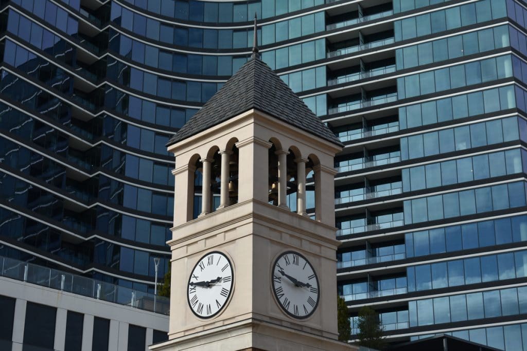 Clock in Atlanta