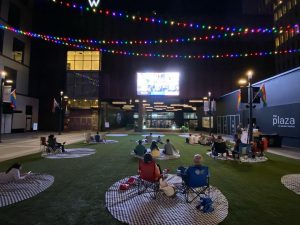 Free outdoor movies at Colony Square