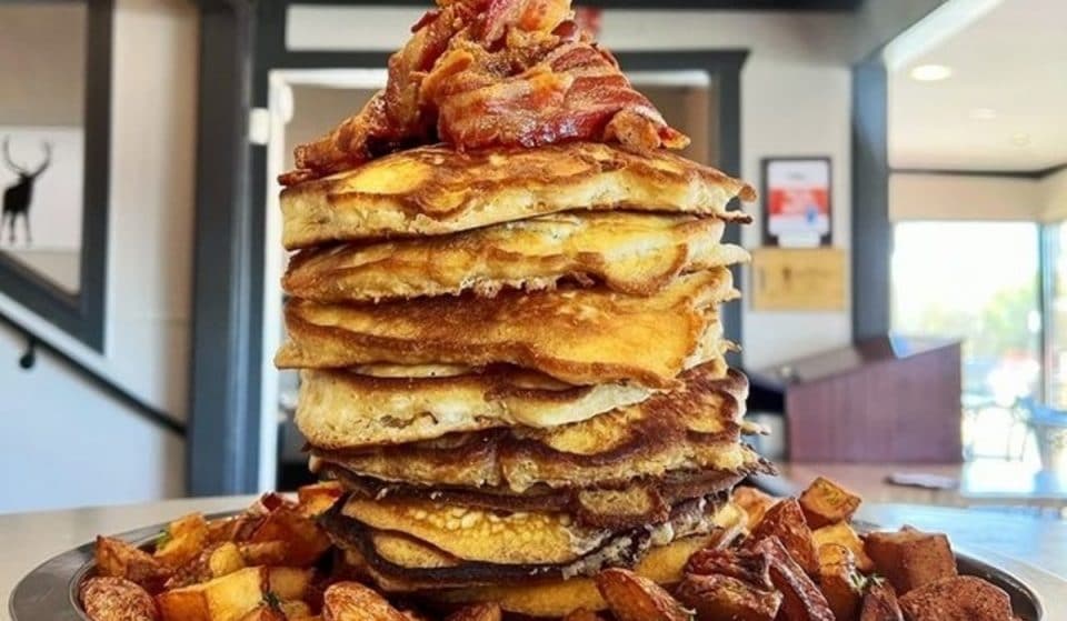 Take On The Epic 10-Stack Pancake Challenge At This Local Hotspot In Roswell