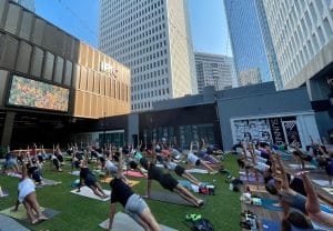 Yoga on the Square at Colony Square