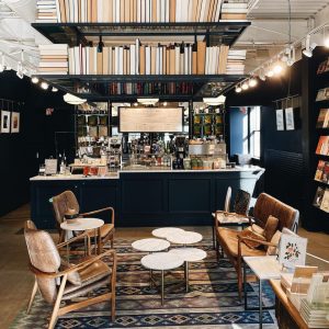 Coffeehouse and book store hybrid, Read Shop by Merchant