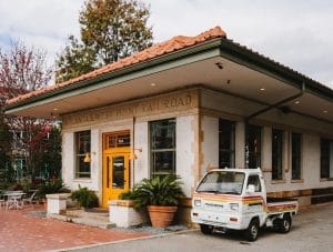 Exterior of Muchacho - a delicious café in Reynoldstown, Atlanta