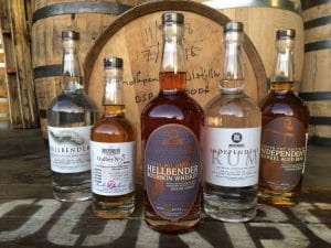 Liquors on offer at Independent Distilling Company