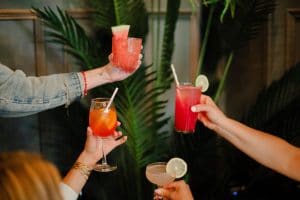 Cocktails at The Playa Pig, Buckhead's newest summer pop-up speakeasy