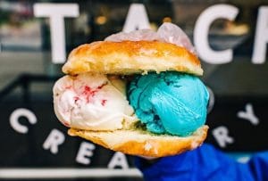 Ice cream sandwiches at Sweet Stack Creamery