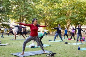 Free Yoga at Woodruff Park