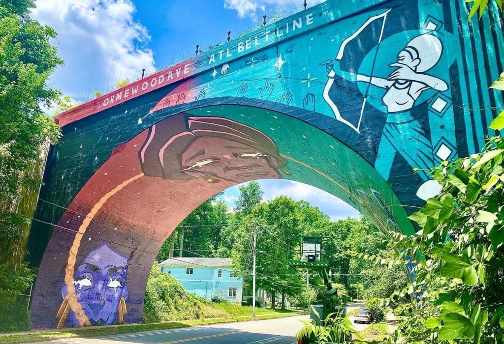Mural on the Atlanta BeltLine