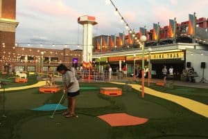 put put golf at the skyline on top of PCM