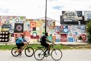 Bikers on the Atlanta BeltLine