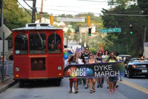 Dyke March at Atlanta Pride