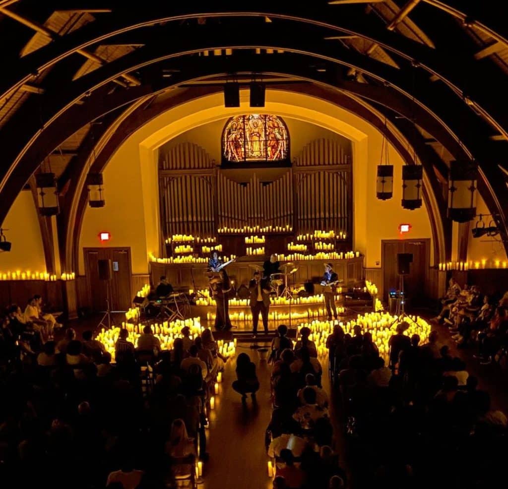 R&B Candlelight concert in Atlanta's Sycamore Chapel