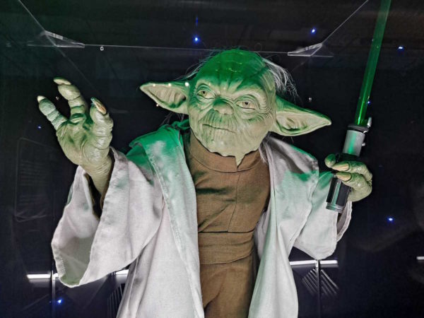 Yoda Fans Strike Back Star Wars exhibit