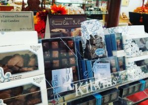 Chocolate display at Kilwins in Atlanta's Atlantic Station