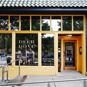 Decatur's Deer and the Dove, home to B-Side Bagels & Supplies, one of ATL's bagel faves