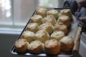 Biscuits fresh out the oven at Bomb biscuits atlanta