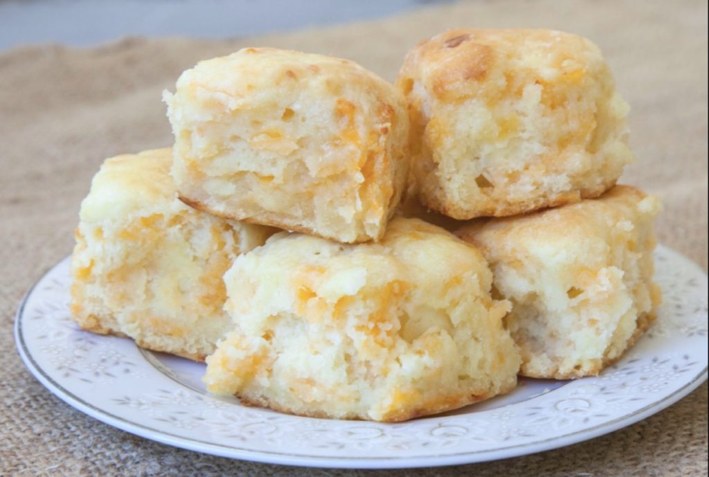 Dish of Callie Hot Biscuits on plate
