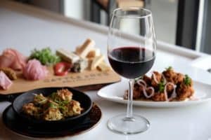 Wine and small plates at Cattle Shed Steak & Wine Bar