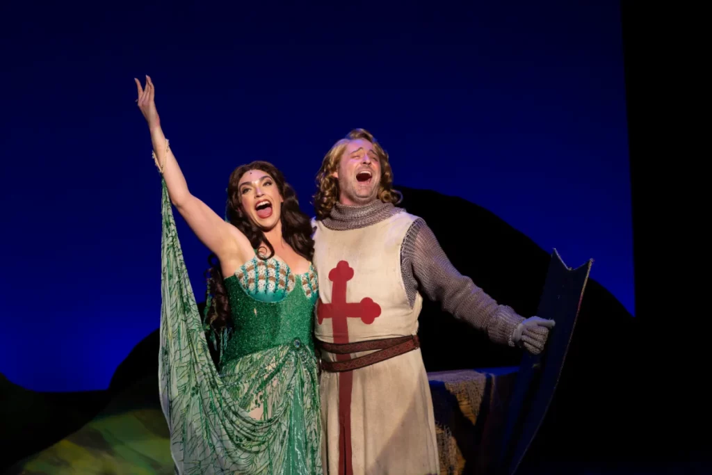Spamalot Actors Michelle Beth Herman and Thom Miller