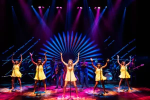 Zurin Villanueva performing Higher as ‘Tina Turner’ and the cast of the North American touring production of TINA – THE TINA TURNER MUSICAL. Photo by Evan Zimmerman for MurphyMade, 2022 (1)
