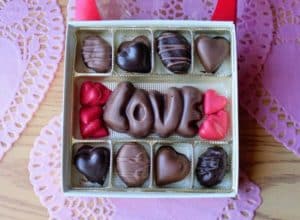 Chocolates for Valentine's Day from Chamberlain's Chocolate Factory Atlanta