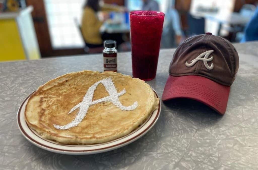Pancakes inspired by the Atlanta Braves at Home Grown GA