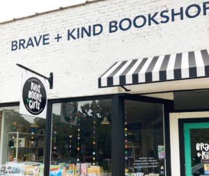 Exterior at Brave and Kind Bookshop in Atlanta