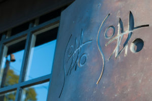 Sotto Sotto's sign outside the fabulous Italian restaurant in Inman Park