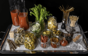 Bloody Mary Cart at The Americano