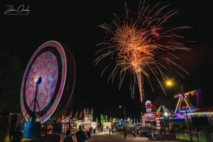 Fireworks and rides at Atlanta Fair