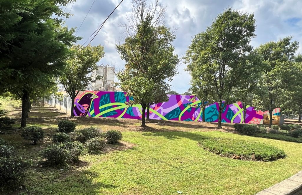 Mural rendering from this year's Arts on the BeltLine prog