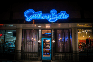 Outdoor sign of Southern Belle