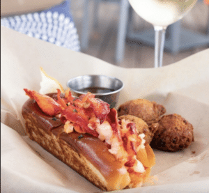 The lobster roll at The Big Ketch