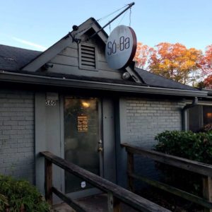 Exteriors to So Ba Vietnamese Restaurant in Atlanta